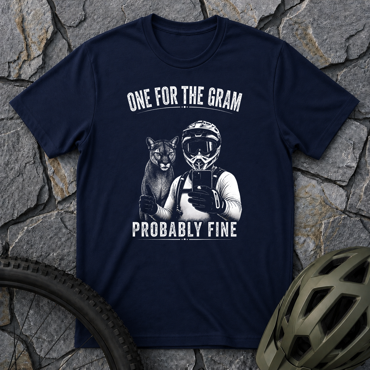 Selfie Mtn Lion T-Shirt